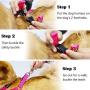 DMISOCHR Dog Harness and Leash Set with Collar - Step-in Adjustable No Pull Safe Doggy Harness - Soft Nylon H-Shape Full Body Harness - Easy Walking Control for Small, Medium, Large Dogs