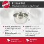 Ethical Pet Stainless Steel Coop Cup, Perfect Dog Bowls for Cages and crates 10-Ounce pet Food Bowl, Black, Small (6016)