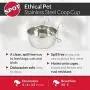 Ethical Pet Stainless Steel Coop Cup, Perfect Dog Bowls for Cages and crates 10-Ounce pet Food Bowl, Black, Small (6016)