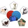 UNISONPET 2pcs Dog Lick mat for Anxiety Dog Lick mat for Dogs & 1pc Pet Hair Remover Glove for pet Bath, Grooming or Training. Snuffle mat for Dog Treat mat Dog Bathing tub Slow Dog Feeder mat