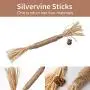 N/H Catnip Toys, Chew Sticks Cat Teeth Cleaning Chew Toy for, silvervine Sticks cat Cleaning Teeth, Make Your cat Feel Calm and Relaxed, cat chew Toy,Suitable for All Cats