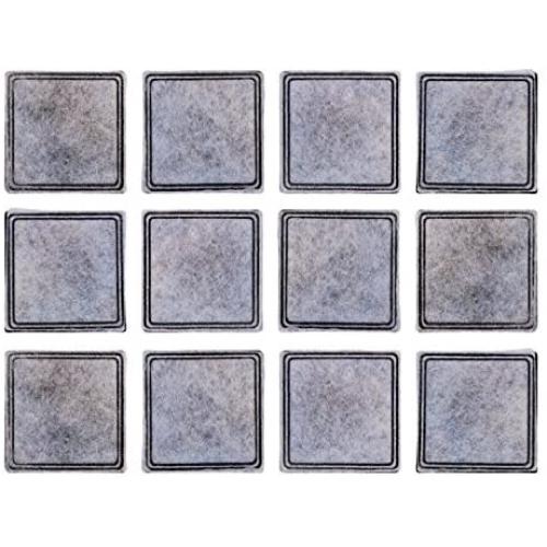 Filters for Aqua Fountain Aqua Cube, Aqua Fountain Aqua Falls and PetSafe Current Pet Fountains, Pack of 12