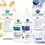Lillian Ruff Berry Blue Brightening Face & Body Wash & Oatmeal Conditioner For Dogs and Cats - Tear Free With Aloe For Normal, Dry & Sensitive Skin – Remove Tear Stains Add Shine & Luster Coats
