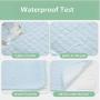 Washable Reusable Pee Pads for Dogs | XL (39'' x 31'') 2-Pack Blue, Pink | 100% Waterproof & Extra Absorbent | Large Non-Slip Puppy Pads | Pet Training & Housebreaking | Incontinence & Whelping Solution Washable Reusable Pee Pads for Dogs | XL (39'' x 31'') 2-Pack Blue, Pink | 100% Waterproof & Extra Absorbent | Large Non-Slip Puppy Pads | Pet Training & Housebreaking | Incontinence & Whelping Solution