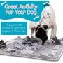 DEOPLLAE Snuffle Mat (Premium Mat with Treat Ball & Toys) Interactive Dog Toy for Pet Enrichment - Puzzle Feeder for Exercise and Stress Relief - Slow Feeder for Big, Small, Old, Young Dogs DEOPLLAE Snuffle Mat (Premium Mat with Treat Ball & Toys) Interactive Dog Toy for Pet Enrichment - Puzzle Feeder for Exercise and Stress Relief - Slow Feeder for Big, Small, Old, Young Dogs