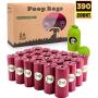 BOTEWO Dog Poop Bag 26 Rolls (390 Counts), Biodegradable Dog Waste Bags with 1 Free Dispenser, Eco-Friendly Leak Proof Pet Waste Disposal Refill Bags (Scented)