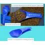The Paws Corner New! Paw Shaped Pet Food Scoop and Clip (1 Cup Measurement Sturdy and Durable Food Scooper - Blue) The Paws Corner New! Paw Shaped Pet Food Scoop and Clip (1 Cup Measurement Sturdy and Durable Food Scooper - Blue)