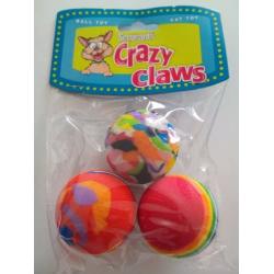 Sergeants Crazy Claws Ball Toy for Kittens & Cats