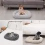 Neekor Plush Bolster Pet Bed, Crate Mat, Deep Sleeping Luxury Shag Fuax Fur Rectangle Sofa Cuddler for Dog and Cat Neekor Plush Bolster Pet Bed, Crate Mat, Deep Sleeping Luxury Shag Fuax Fur Rectangle Sofa Cuddler for Dog and Cat