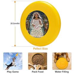 Pet Frisbee Flying Disc Dog Toy - Multifunction Hail Mary Jen Norton