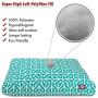 Pacific Aruba Small Rectangle Indoor Outdoor Pet Dog Bed With Removable Washable Cover By Majestic Pet Products