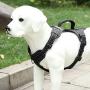 CoreLife Reflective Dog Harness, No Pull/No Choke [Front & Back 3 Leash Attachments] Mesh & Vegan Leather Reflective Dog Vest with Handle (for Small Medium Large Dog)