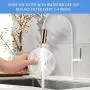 Vekonn Cat Water Fountain 4 Filters Pack for Stainless Steel Top Fountain and Yellow Stamen Fountain