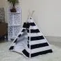 Penck Pet Teepee Dog & Cat Bed - Portable Dog Tents & Pet Houses with Thick Cushion & Blackboard, 24 Inch Tall, for Pets Up to 15lbs Penck Pet Teepee Dog & Cat Bed - Portable Dog Tents & Pet Houses with Thick Cushion & Blackboard, 24 Inch Tall, for Pets Up to 15lbs
