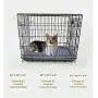 KEMULUS 20''/28''/35'' Padded Bolster Dog Crate Bed for Small Medium Large Dogs Self Warming Dog Pillow Bed Anti Slip Plush Pet Crate Pads for Cats and Dogs Mattress Sleeping Kennel Pads KEMULUS 20''/28''/35'' Padded Bolster Dog Crate Bed for Small Medium Large Dogs Self Warming Dog Pillow Bed Anti Slip Plush Pet Crate Pads for Cats and Dogs Mattress Sleeping Kennel Pads