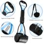 PPOGOO Non-Breakable Pet Pooper Scooper for Dogs and Cats with Long Handle High Strength Material and Durable Spring for Easy Grass and Gravel Pick Up