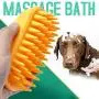 ZOOPOLR Pet Silicone Shampoo Brush for Long & Short Hair Medium Large Pets Dogs Cats, Anti-Skid Rubber Dog Cat Pet Mouse Grooming Shower Bath Brush Massage Comb ZOOPOLR Pet Silicone Shampoo Brush for Long & Short Hair Medium Large Pets Dogs Cats, Anti-Skid Rubber Dog Cat Pet Mouse Grooming Shower Bath Brush Massage Comb