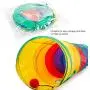 xiaolang 14 Piece Cat Play Tunnel Set, Colorful Pet Cat Interactive Toy, Cat Play Tent Interactive Toy, Durable Collapsible Cat Tunnels for Indoor cat, xiaolang 14 Piece Cat Play Tunnel Set, Colorful Pet Cat Interactive Toy, Cat Play Tent Interactive Toy, Durable Collapsible Cat Tunnels for Indoor cat,