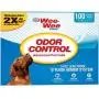 Wee-Wee Puppy Training Pee Pads 100-Count 22'' x 23'' Standard Size Odor Control Pads