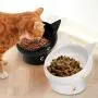 Cat Bowl,Raised Cat Food Bowls Anti Vomiting,Tilted Elevated Cat Bowl,Ceramic Pet Food Bowl for Flat-Faced Cats,Small Dogs,Protect Pets Spine,Dishwasher Safe,Black and White, 2pcs Cat Bowl,Raised Cat Food Bowls Anti Vomiting,Tilted Elevated Cat Bowl,Ceramic Pet Food Bowl for Flat-Faced Cats,Small Dogs,Protect Pets Spine,Dishwasher Safe,Black and White, 2pcs