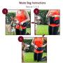 Leashboss PackUp Pouch Dog Treat Training Fanny Pack (Navy) with 120 Bags, 8 Rolls Unscented Leak Proof Gray Poop Bags