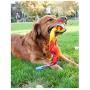MPP Rocket Flying Comet Dog Fetch Toy Colorful Tennis Ball Sleeve Soar Wind Sock 23''