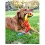 MPP Rocket Flying Comet Dog Fetch Toy Colorful Tennis Ball Sleeve Soar Wind Sock 23''
