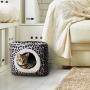 PETMAKER Cozy Cave Enclosed Cube Pet Bed