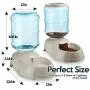 Zone Tech Automatic Self-Dispensing Pet Feeder and Water Dispenser - Premium Quality Durable Self-Dispensing Pet, Dog, Cat Gravity 1 Gallon Feeder and 3.7 Liters Pet Waterer Zone Tech Automatic Self-Dispensing Pet Feeder and Water Dispenser - Premium Quality Durable Self-Dispensing Pet, Dog, Cat Gravity 1 Gallon Feeder and 3.7 Liters Pet Waterer