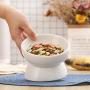 LIONWEI LIONWELI Ceramic Small Elevated Cat Dog Bowl Raised Cat Food Water Bowl Dish no Spill Pet Comfort Feeding Bowls