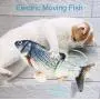 Jugsar 2 Pack Electric Wiggle Fish Cat Toy, Realistic Plush Simulation Moving Flopping Kitty Pillow Catnip Toys, Funny Interactive Charging Pets Supplies for Kitten Cats Indoor Chew Bite Kick Exercise Jugsar 2 Pack Electric Wiggle Fish Cat Toy, Realistic Plush Simulation Moving Flopping Kitty Pillow Catnip Toys, Funny Interactive Charging Pets Supplies for Kitten Cats Indoor Chew Bite Kick Exercise