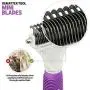 Poodle Pet Dematting Comb for Dogs – Handheld Undercoat Dematter Rake Grooming Tool for Long or Short Hair