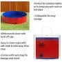 PETMAKER Pet Pool and Bathing Tub-Foldable with Carrying Bag Included