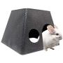 Felix & Fido SafeHaven All Metal Small Animal Hideaway Hut. Solid Safe Construction. All Smooth Edges. ChewProof. Guaranteed for Life