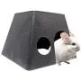 Felix & Fido SafeHaven All Metal Small Animal Hideaway Hut. Solid Safe Construction. All Smooth Edges. ChewProof. Guaranteed for Life