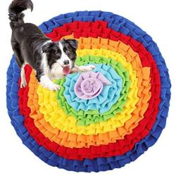 Snuffle Mat for Dogs Nosework Feeding Mat Puppy Feeding Mat Play Blanket Puzzle Toys Encourages Natural Foraging Skills Machine Washable