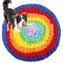 Snuffle Mat for Dogs Nosework Feeding Mat Puppy Feeding Mat Play Blanket Puzzle Toys Encourages Natural Foraging Skills Machine Washable