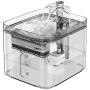 NPET Cat Water Fountain, 3L Automatic Pet Drinking Fountain Dog Water Dispenser with Quadruple-Action Filter (WF020 Transparent)