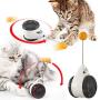 JUILE YUAN Tumbler Smart Nteractive Cat Toys, 180 Degree Self Rotating Ball Car Toy with Catnip, Cat Wand Chaser Indoor Trainning Toys for Teaser Kitten/Cats Toys