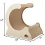 Cat Scratching Post- Wood and Cardboard Incline Vertical Scratcher Station for Kittens and Large Cats, Furniture Scratch Deterrent by PETMAKER Cat Scratching Post- Wood and Cardboard Incline Vertical Scratcher Station for Kittens and Large Cats, Furniture Scratch Deterrent by PETMAKER