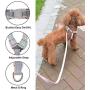risdoada Front Clip Dog Vest Harness with Leash, Adjustable Reflective Soft No-Pull Puppy Harness, Easy Control Breathable Fabric Pet Harnesses for Small, Medium and Large Dogs