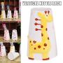 redcolourful Quality Pet Supplies, Giraffe Pattern Water Bottle Holder Hamster Pet Vertical Ceramic Kettle Bracket 13cm Ideal Pet Product