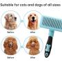 UmaUbaby Pet Grooming Brush, Shedding Tools for Dogs Cats with Short to Long Hair, Pet Deshedding Tool with Removes Mats, Tangles, Loose Hair and Undercoat Treatment