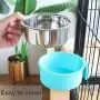 2 Pcs Dog Crate Water Bowl No Spill, Stainless Steel Removable Dog Food Bowls, No Spill Dog Bowl for Crate, Hanging Food Water Feeder Coop Cup for Pet, Puppy, Birds, Rats, Guinea Pigs ( Pink, Blue ) 2 Pcs Dog Crate Water Bowl No Spill, Stainless Steel Removable Dog Food Bowls, No Spill Dog Bowl for Crate, Hanging Food Water Feeder Coop Cup for Pet, Puppy, Birds, Rats, Guinea Pigs ( Pink, Blue )