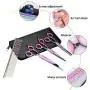 INTSUN Dog Grooming Scissors Kit , Pet Grooming Scissors for Dog Professional Pet Trimmer Kit Grooming Shears Thinning 7-inch Cutting Scissors, Thinning Shear, Curved Scissors, Grooming Comb (Rainbow)