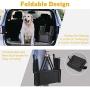 rabbitgoo Dog Harness Large and Pet Car Step Stairs - No Pull Adjustable Pet Harness with Leash Clips and Handle - Portable & Folding Pet Stairs Ramp with Metal Frames Car Step Stairs