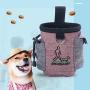 Dog Treat Pouch with Adjustable Waist Shoulder Straps, Dog Training Bag Easily Carry Pet Toys & Kibble & Treats, Portable Pet Treat Pouch Poop Bag Dispenser for Training Walking Hiking Outdoors