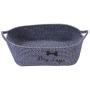 Geyecete Cotton Rope Toy Storage Basket Bin Dog Toy Storage Basket Basket Dog Toys Basket - Cube Organizer for Closet, Small Toys, Towels