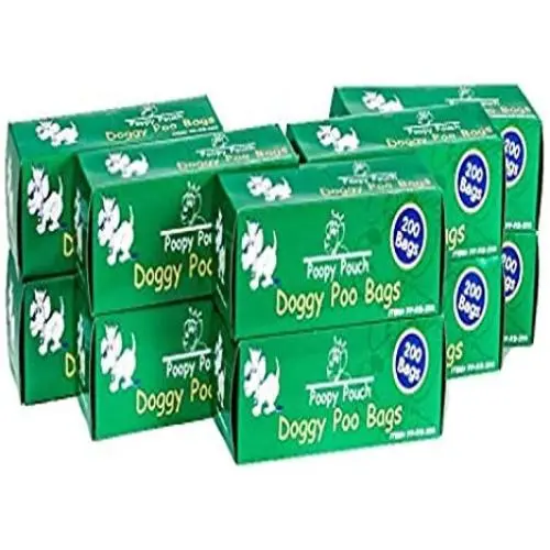 POOPY POUCH PP-RB-200 Universale Dog Pet Waste Bags, 200/Roll, 10 Rolls POOPY POUCH PP-RB-200 Universale Dog Pet Waste Bags, 200/Roll, 10 Rolls