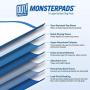 OUT! MonsterPads | 7 Layer Quilted Dog Pad Absorbing Over 8 Cups of Liquid | 60 Pads 36 x 36 (1030738)